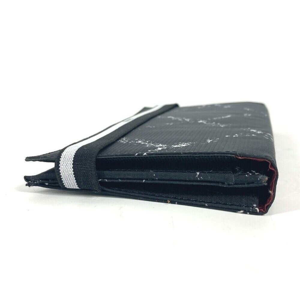 CHANEL Old travel line long wallet bifold Long Wallet Nylon Black - Picture 3 of 15